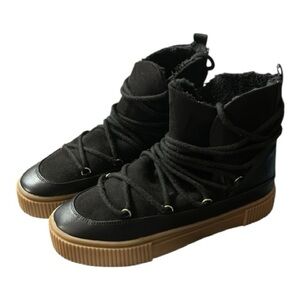 H&M faux suede fleece-lined boots